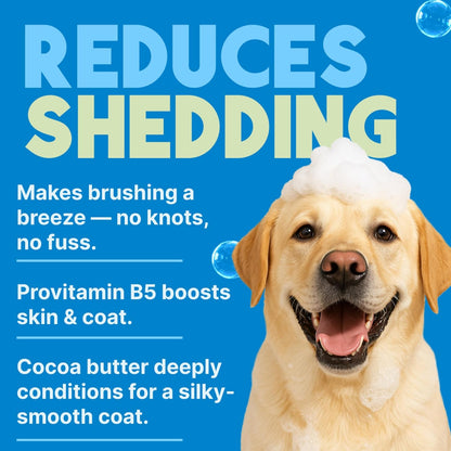 TropiClean Deshedding Dog Conditioner, Professional Conditioner, Reduces Shedding & Softens Coat