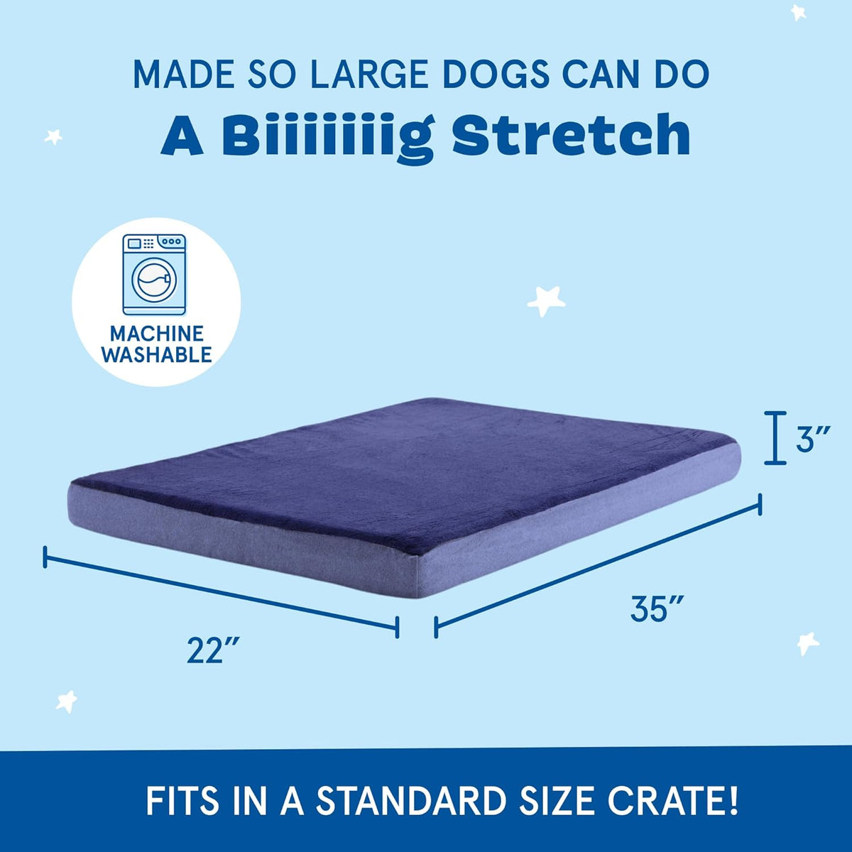 Barkbox Orthopedic Dog Bed with Memory Foam, Premium Comfort for Dogs and Puppies, Dog Bed for