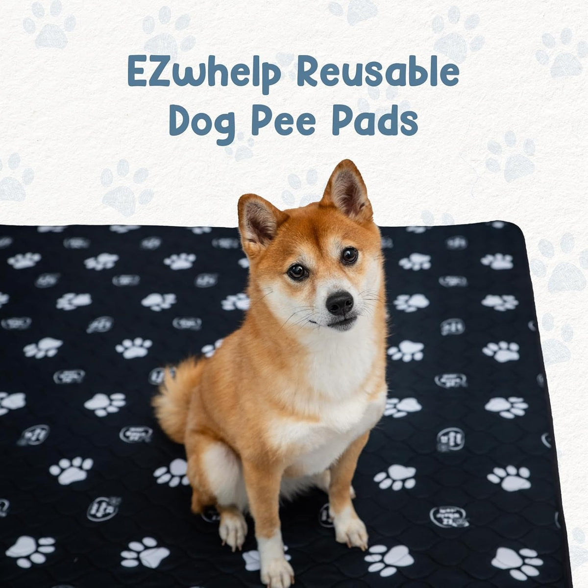 EZwhelp Reusable Dog Pee Pads, Washable Waterproof Mats for Dog Potty Training or Whelping Pads