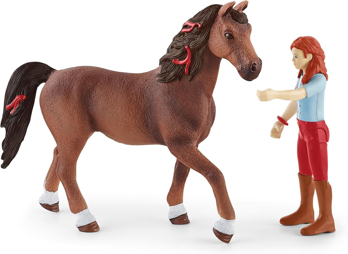 Schleich Horse Club - Complete 40PC Horse Club Rider Playset - Hannah, Sofia, Lisa and Sarah