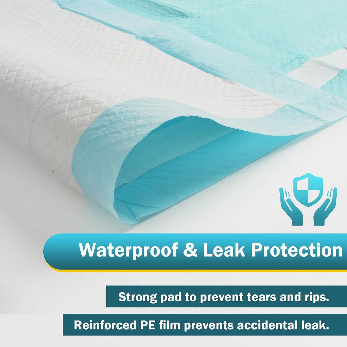 Bed Pads with Adhesive Strip 30"x36" Thicken Elderly Adults Incontinence Underpads Disposable,Heavy