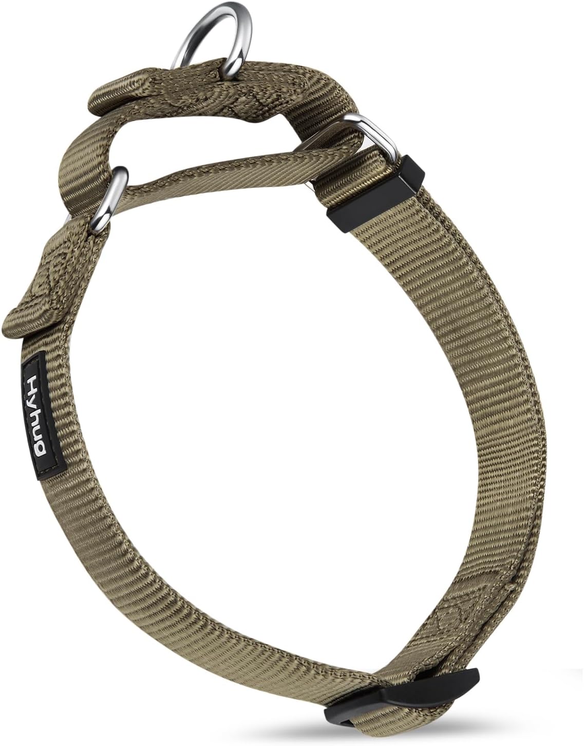 Premium Upgraded Durable Nylon Anti-Escape Martingale Dog Collar for Medium Boy and Girl Dogs Comfy