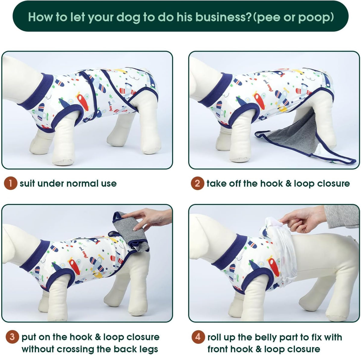 Kuoser Recovery Suit for Dogs Cats After Surgery, Professional Pet Recovery Shirt Dog Abdominal