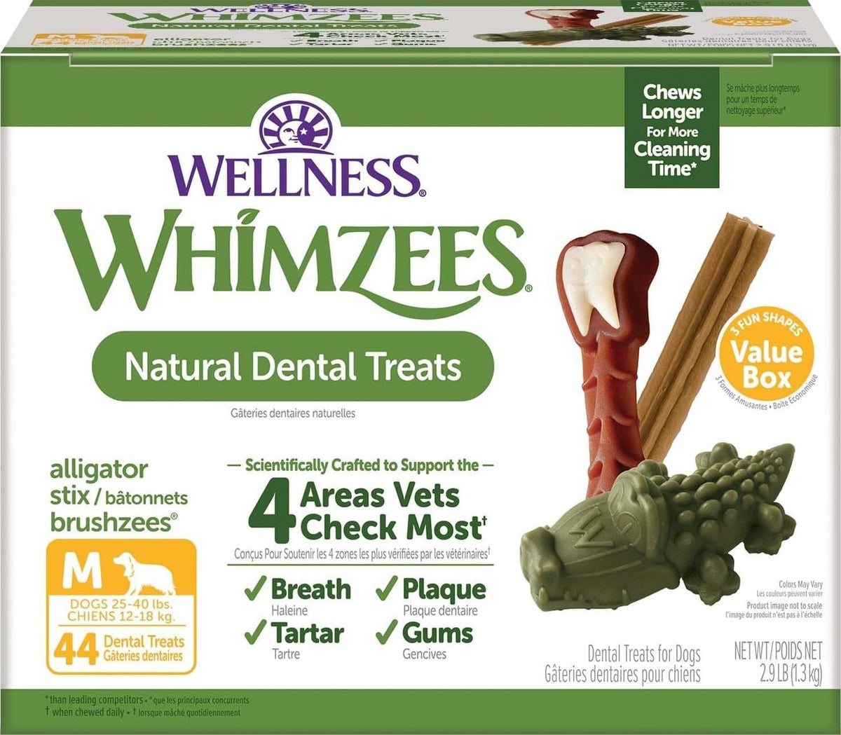 Wellness WHIMZEES Value Pack Natural Dog Dental Treat. Chosen for real quality, fits naturally into