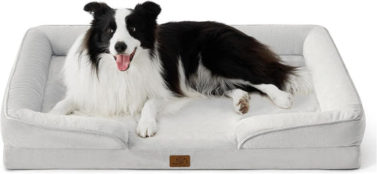 Bedsure Orthopedic Dog Beds Large Sized Dog - Washable Large Dog Cat Bed Waterproof, Comfort Dogs