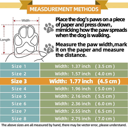 Hcpet Dog Boots for Large Dogs, Dog Shoes for Hot Pavement Winter Snow, Paw Protector Dog Booties