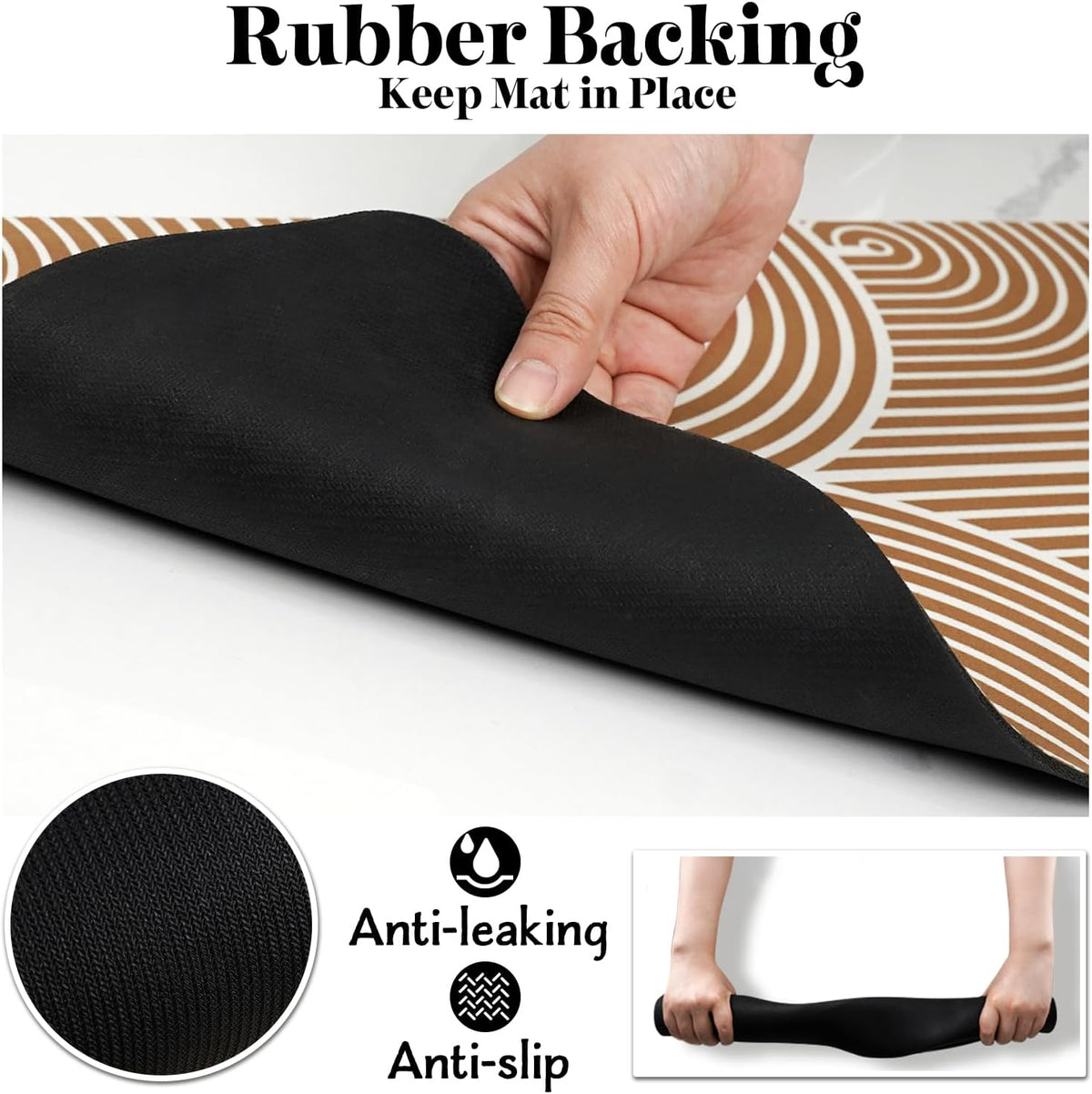 Dog Food Mats for Floors, Absorbent Dog Bowl Mat for Food and Water Dispenser Mat, Quick Dry Cat