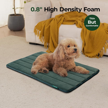 BALANCE Dog Crate Pad, Dog Foam Crate Mat Kennel Pad, Washable Water-Resistant Pet Bed Flat Dogs