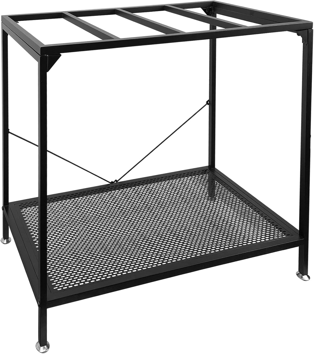 tongmo 40 Gallon Fish Tank Stand, 2 Stands Metal Aquarium Stand, Aquarium Turtle Tank (40