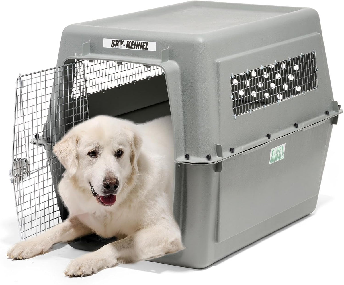 Petmate Sky Kennel - For Air and Travel, Airline Approved Dog Crate for Pets 90-125 lbs, Heavy Duty