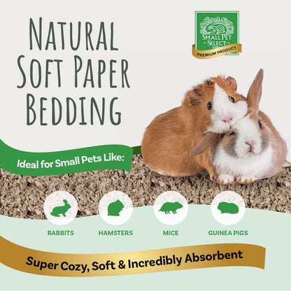 Small Pet Select Premium Small Animal Bedding, Natural Soft Paper Bedding for Small Indoor and