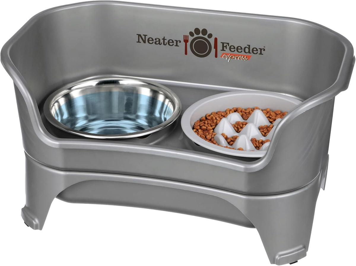 Neater Feeder Express Mess Proof Dog Bowls Elevated for Medium and Large Breed – Made in USA – No