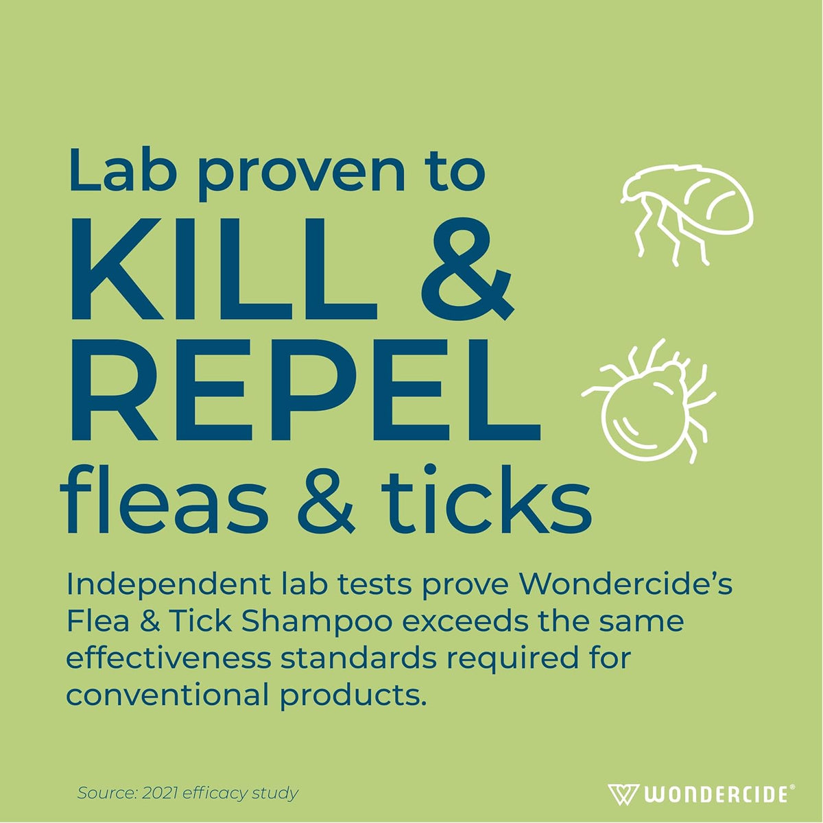 Wondercide - Flea & Tick Shampoo for Dogs and Cats - Flea and Tick Killer Treatment with Natural