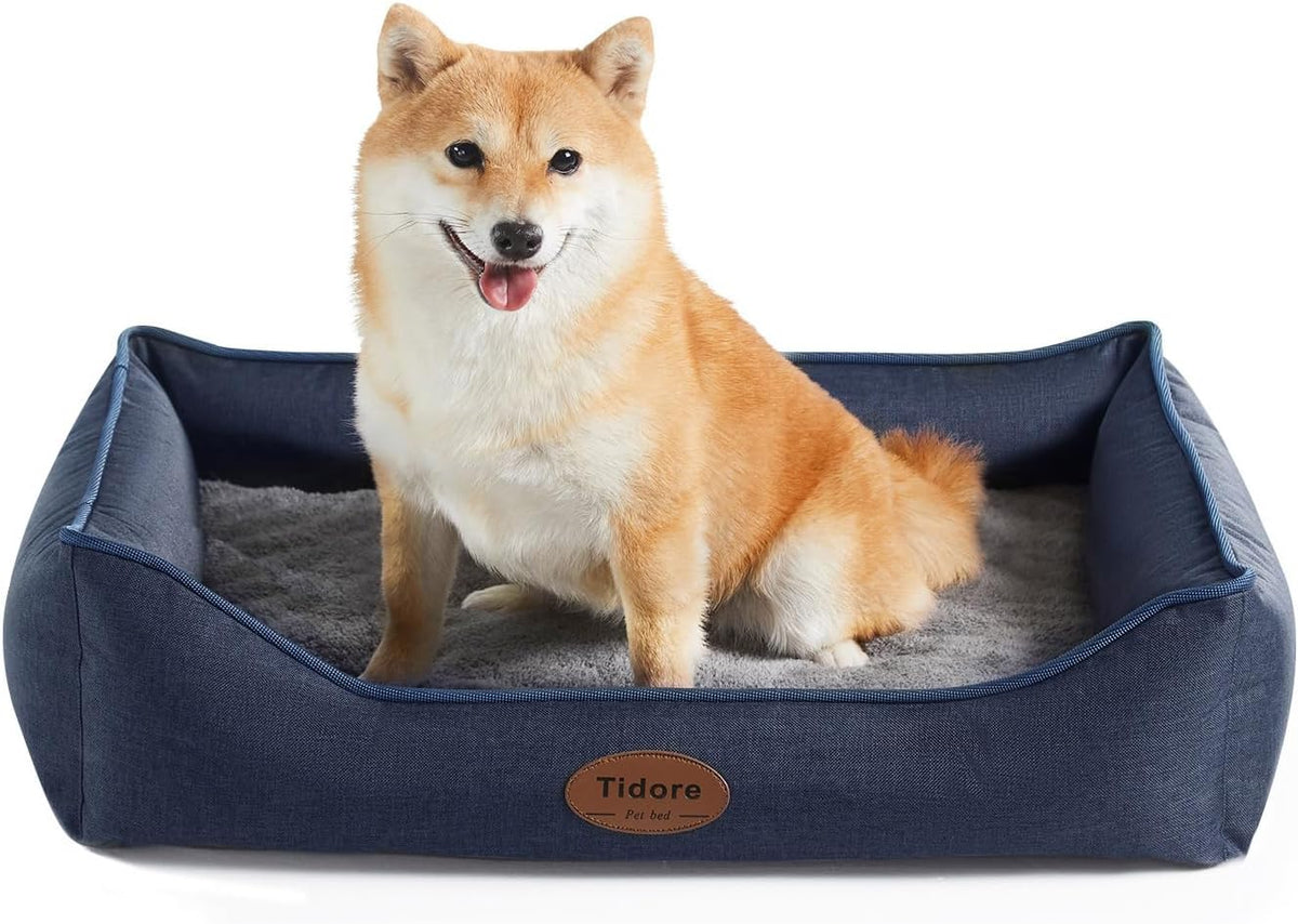 Orthopedic Dog Beds for Medium Dogs, Durable Egg Crate Foam Sofa Dog Bed wit Washable Removable