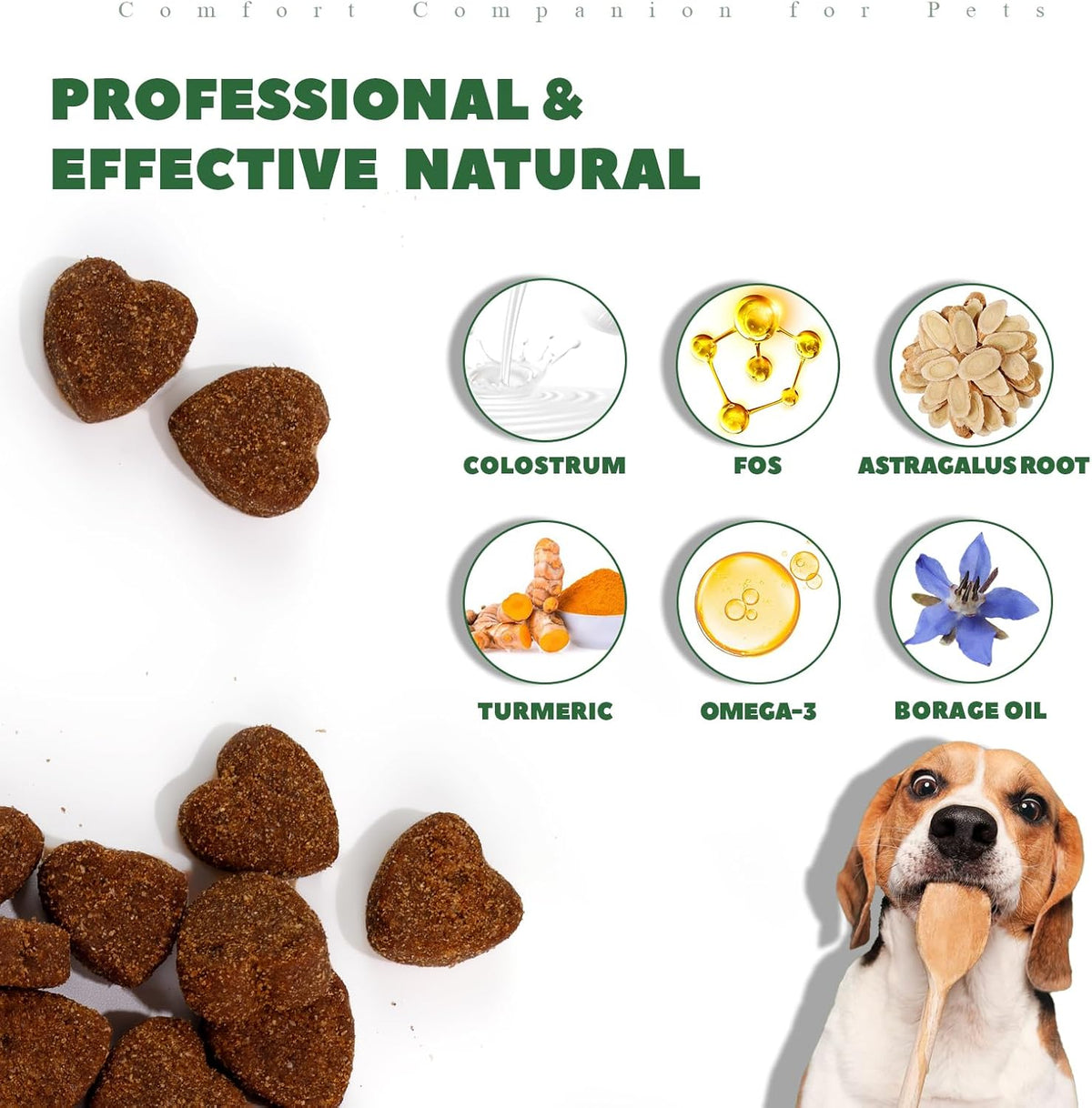 Dog Allergy Chews, Dogs Allergy Relief Chews for Paw Licking Itchy Skin Coat Supplement, Probiotics
