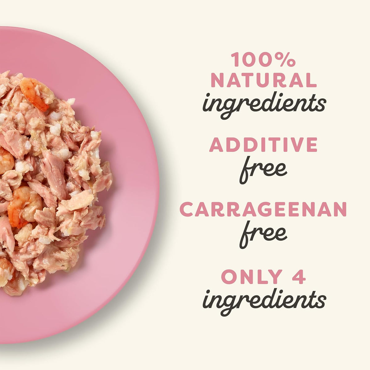 Applaws Natural Wet Cat Food, 24 Count, Limited Ingredient Canned Wet Cat Food, Tuna with Shrimp in
