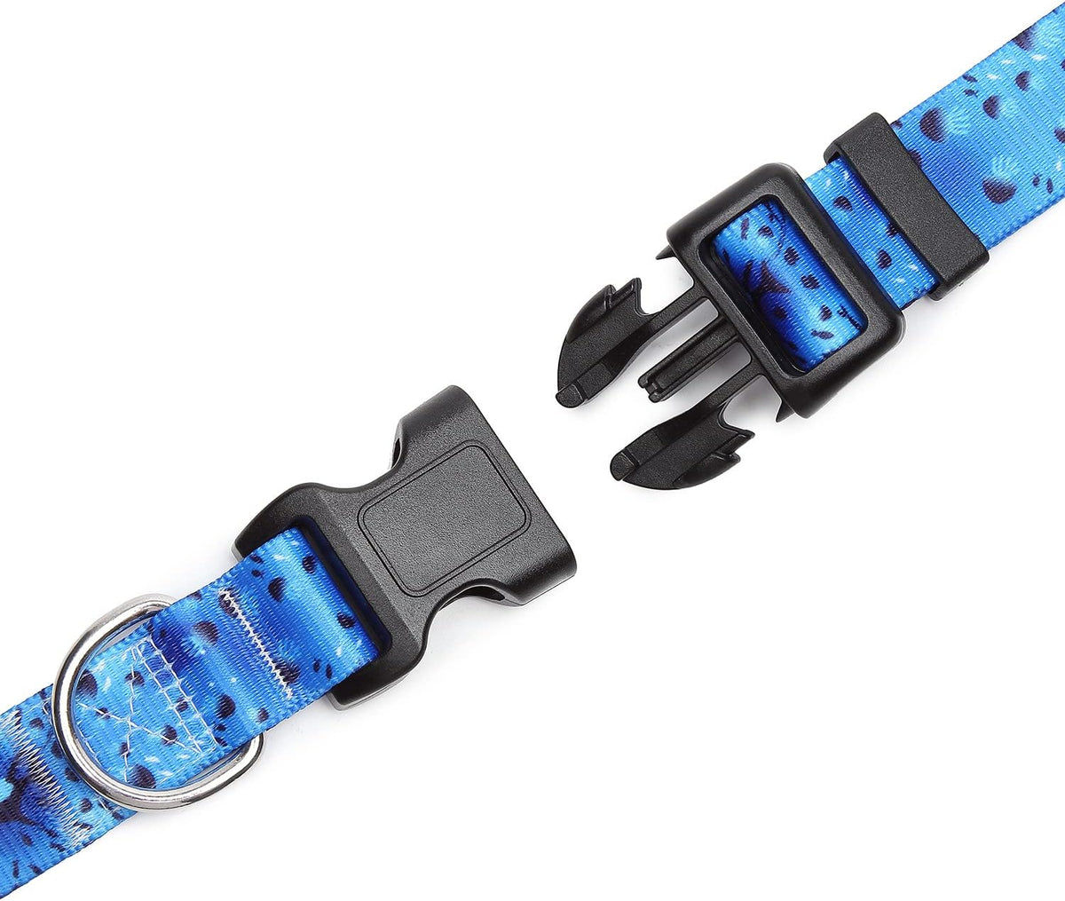 Mercano Adjustable Dog Collar - Special Design Patterns, Soft Nylon Comfortable Durable Pet Collar