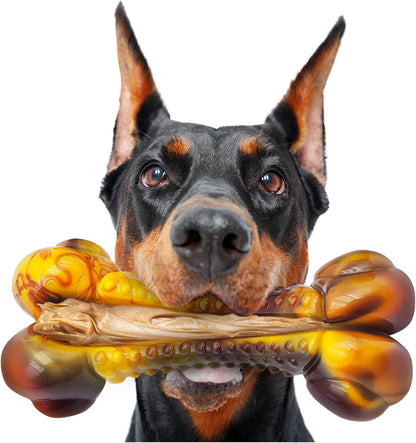 Dog Toys for Aggressive Chewers, Indestructible Dog Chew Toys for Large Medium Small Breed, Tough