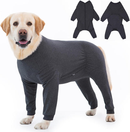 Yeapeeto Dog Onesie Surgery Recovery Suit for Large Medium Bodysuit Dogs Pajamas PJS Full Body for