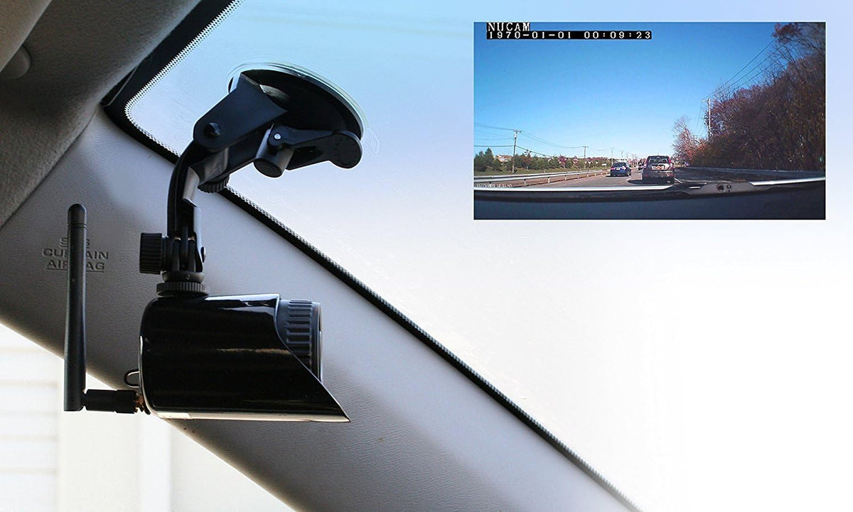 NUCAM 32GB Wireless Portable Magnetic Base Battery Powered RV/Trailer/Truck Hitch Backup Camera