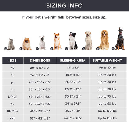 Bedsure Orthopedic Dog Beds Large Sized Dog - Washable Large Dog Cat Bed Waterproof, Comfort Dogs