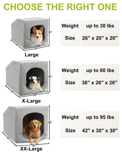 Hovicaed Indoor Dog House Extra Large Sized Dog Tent. Chosen for real quality, fits naturally into