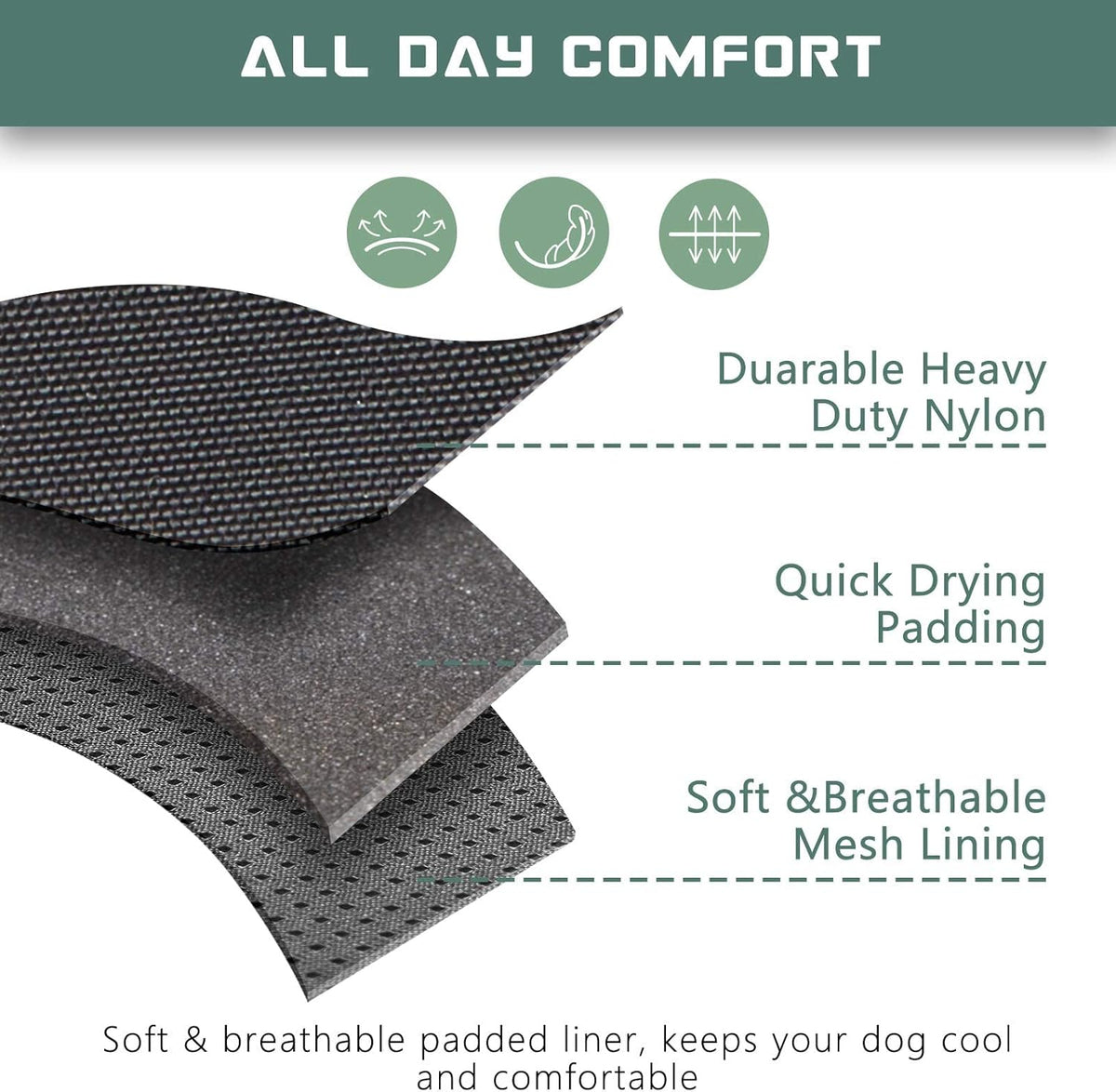 BUMBIN Tactical Dog Harness for Small Dogs No Pull, Famous TIK Tok No Pull Puppy Harness, Fit Smart