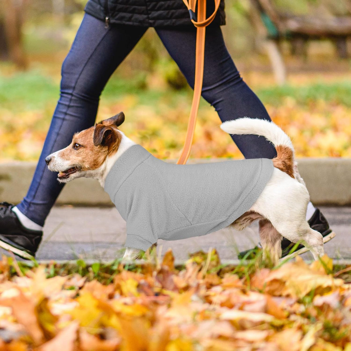 3 Pack Dog Sweaters for Small Dogs, Fleece Dog Sweater Pet Clothes Turtleneck Soft Warm Sweatshirt