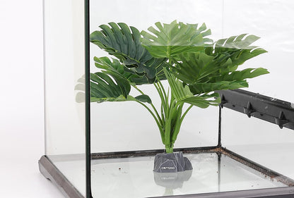 Reptile Fake Plants for Terrarium Decor, Snake Tank Accessories for Leopard Gecko Ball Python
