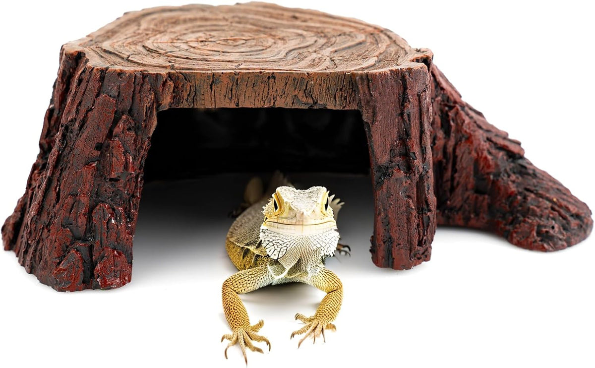 Aquarium Tank Accessories, Safe & Comfortable Hide, Reptile Hideout, Tortoises, Lizards, Hamster
