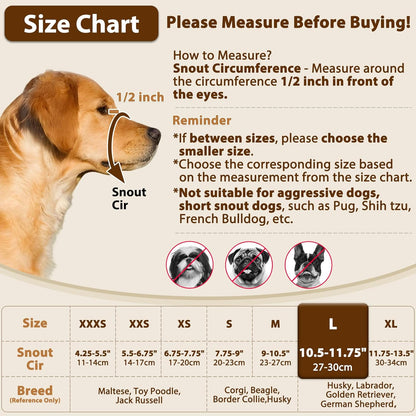 Crazy Felix Nylon Dog Muzzle for Small Medium Large Dogs, Air Mesh Breathable and Drinkable Pet