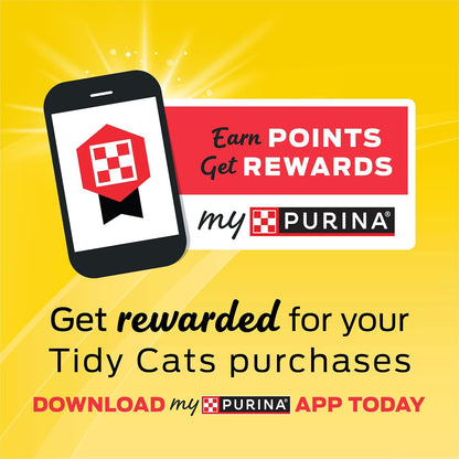 Purina Tidy Cats Tidy Care Alert Cat Health Monitoring Non Clumping Cat Litter with Silica Crystals
