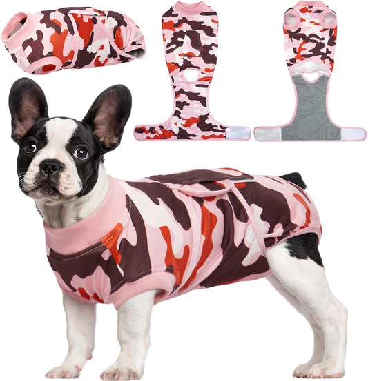 Kuoser Recovery Suit for Dogs Cats After Surgery, Professional Pet Recovery Shirt Dog Abdominal