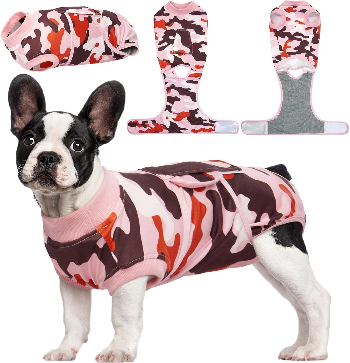 Kuoser Recovery Suit for Dogs Cats After Surgery, Professional Pet Recovery Shirt Dog Abdominal