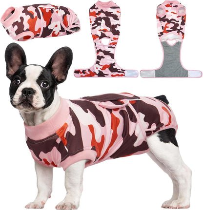 Kuoser Recovery Suit for Dogs Cats After Surgery, Professional Pet Recovery Shirt Dog Abdominal