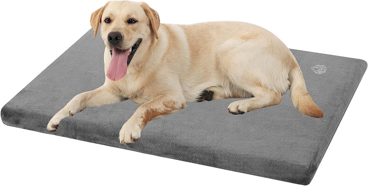 EMPSIGN Stylish Dog Bed Mat Dog Crate Pad Mattress Reversible (Cool & Warm), Water Proof Linings