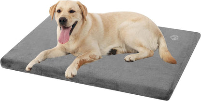 EMPSIGN Stylish Dog Bed Mat Dog Crate Pad Mattress Reversible (Cool & Warm), Water Proof Linings