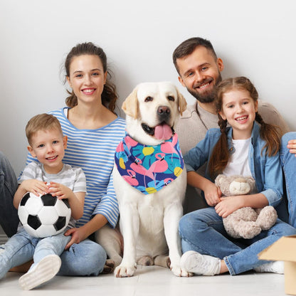Chunful 100 Pieces Dog Bandanas Bulk Summer Pet Bandanas Pack Triangle Scarf Bib Kerchief Set for