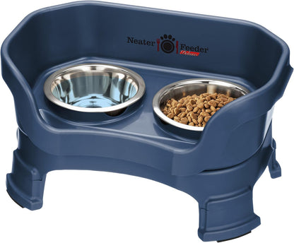 Neater Feeder Deluxe Mess Proof Cat Bowls Elevated for All Breeds – Made in USA – No Spill Raised