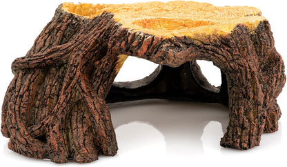 Reptile Hide Cave, Naturalistic Terrarium Décor, Safe Hideout for Ball Pythons, Bearded Dragons