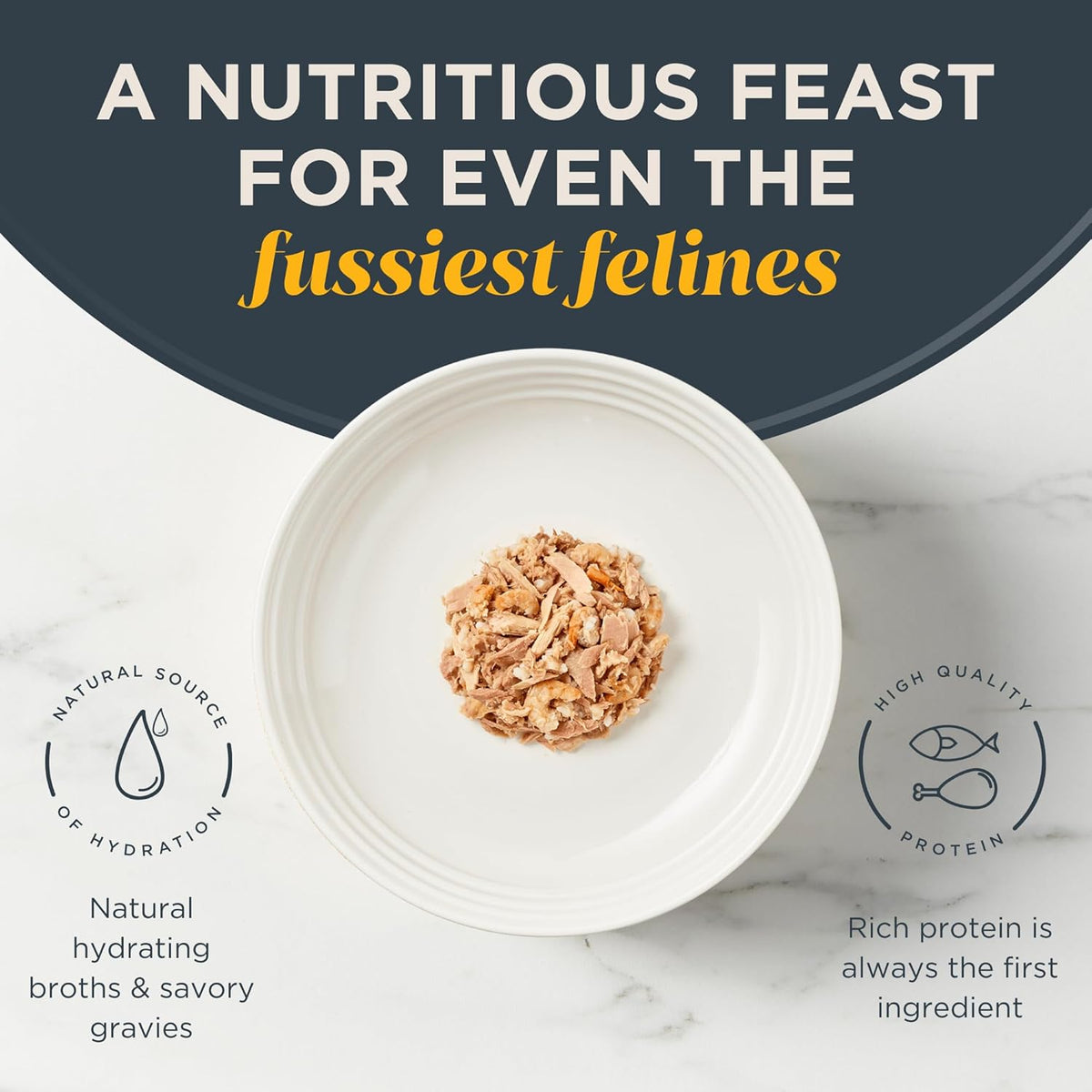 Reveal Natural Wet Cat Food, 18 Count, Grain Free, Limited Ingredient Cat Food Cups, Tuna with