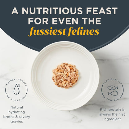 Reveal Natural Wet Cat Food, 18 Count, Grain Free, Limited Ingredient Cat Food Cups, Tuna with