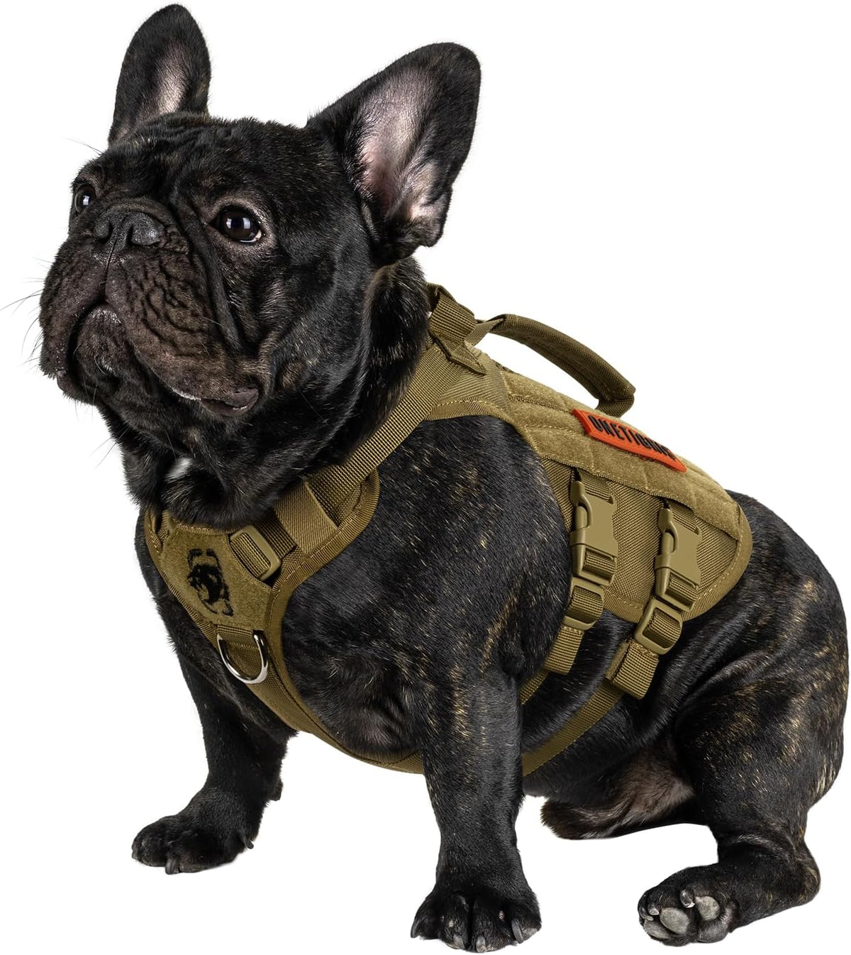 OneTigris Tactical Dog Harness for Small Dogs, No Pull Small Dog Vest Harness Breathable Military