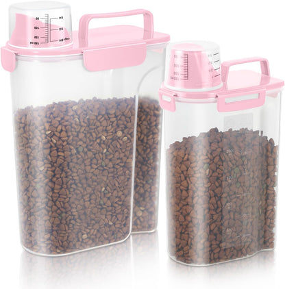 Dog Food Storage Container, Upgraded Large Nozzle BPA-free, 8-12 LBS Plastic Pet Food Storage
