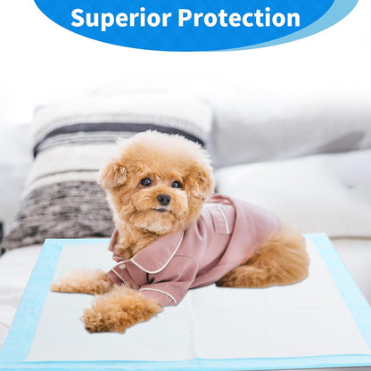 FRONTLINE Disposable Pee Pads 22'' X 22'' Ultra Absorbing Premium Heavy Duty Leakproof Underpads