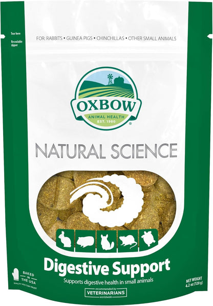 Oxbow Animal Health Natural Science Digestive Support, High Fiber Supplement for Rabbit & Guinea