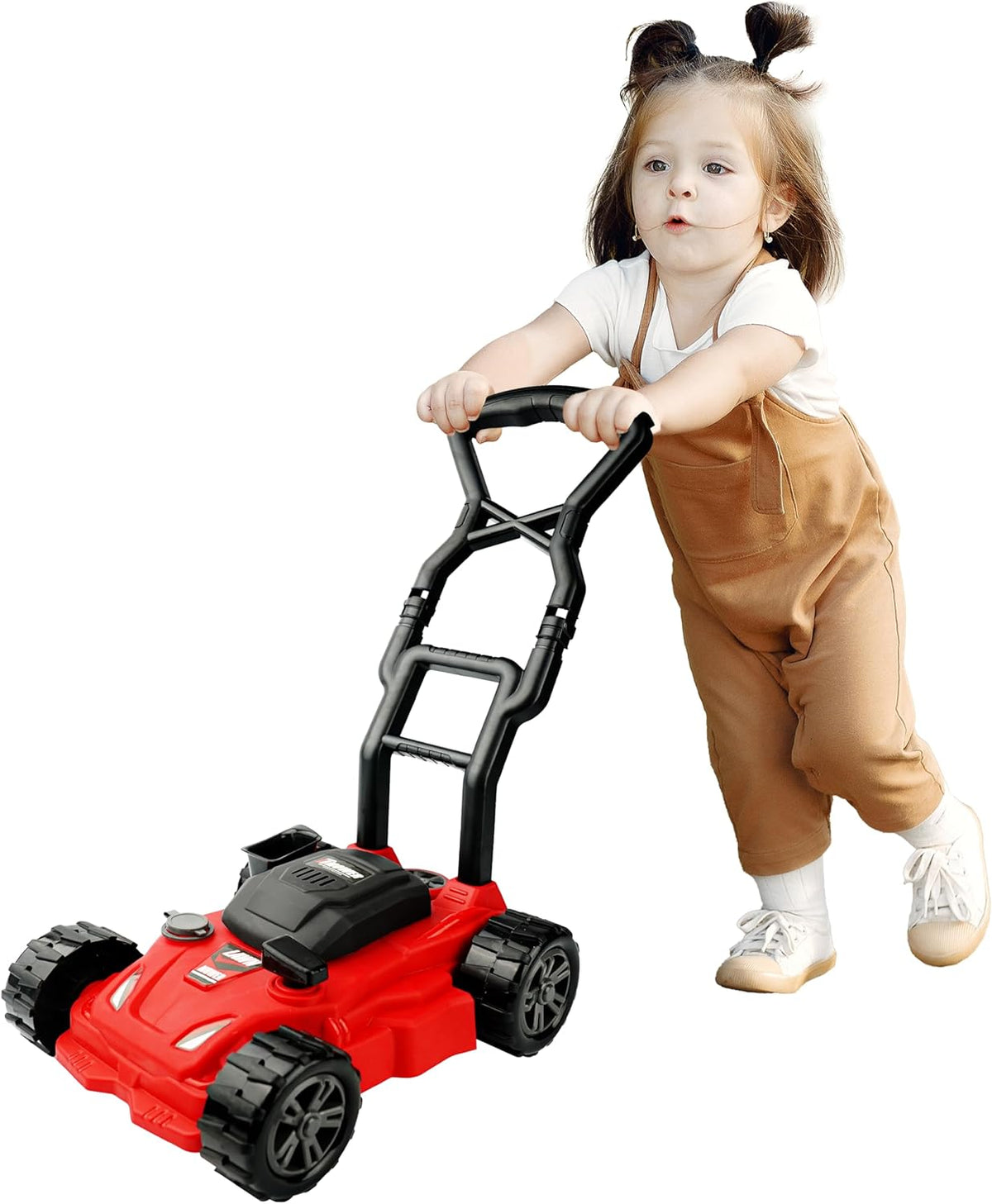 Kids Lawn Mower - Toy Choi's Pretend Play Series Toddler Lawn Mower, Indoor Outdoor Push Gardening
