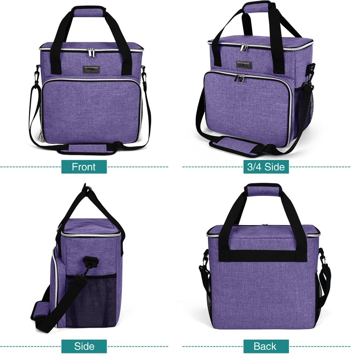 BAGLHER Dog Travel Bag, Pet Travel Bag (ALL Pet Travel Supplies), With 2 Pet Food Containers and 2