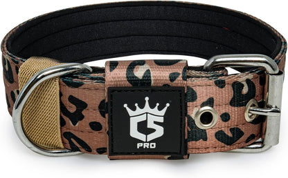 TSPRO Tactical Dog Collar 1.5 Inch Wide Thick Dog Collars with Heavy Duty Metal Buckle, Durable