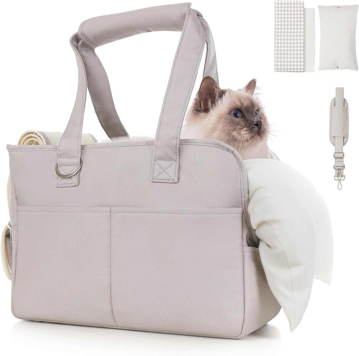 Dog Carriers for Small Dogs, Soft Sided Folding Small Dog Carrier for Dogs Medium Cats Puppies up